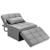 4-in-1 Convertible Sofa Bed Folding Ottoman Sleeper Space Saving Couch Lounger