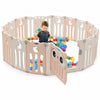 16 Panel Baby Playpen Foldable Toddler Play Yard Fence Safety Activity Center