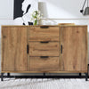 Wooden Sideboard with 2 Doors and 3 Drawers Buffet Storage Cabinet Cupboard