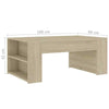 Wooden Coffee Tea Table Modern W/Side Shelf Storage Living Room Home Furniture