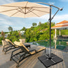 4PCS Outdoor Umbrella Cantilever Parasol Base Stand Sand Water Filled Weights