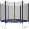 6FT 8FT 10FT 12FT 14FT Outdoor Garden Trampoline W/ Safety Net Enclosure Ladder