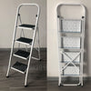 Folding 2 3 4 Step Ladder Safety Non Slip Mat Tread Foldable Kitchen Home DIY
