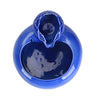 1.6L Blue Lotus Pet Drinking Water Fountain Cat Electric Automatic Bowl Filter