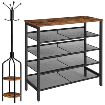 Coat Rack Coat Stand /Shoe Rack Shoe Shelf Shoe Storage Organiser