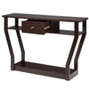 Console Table Modern Entryway Accent Table Wood Narrow Hall Desk Sofa Side Table