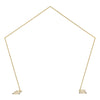 250cm Gold Wedding Rack Metal Arch Door Party Garden Flower Rack Backdrop Decor