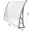 Door Canopy Awning Shelter Front Back Outdoor Porch Patio Window Roof Rain Cover