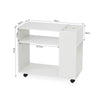 Modern File Cabinet Mobile Rolling Filing Cart Storage Organizer Home Office