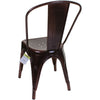Set of 4 Vintage Copper Industrial Dining Chair Kitchen Bistro Cafe Rustic Seats