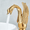 Modern Bathroom Sink Taps Monobloc Basin Mixer Tap Single Hole Faucet Brass Gold