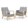 Modern Armchair with Cushion, Accent Chairs with Storage for Living Room