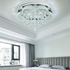 60cm LED Flower Crystal Ceiling Light Chandelier Living Room Dining Room 48W