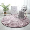 Circle Round Shaggy Rug Living room Bedroom Carpet Floor Fluffy Mat Anti-Skid