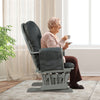 Nursing Glider Rocking Chair Reclining Maternity Chair W/Footstool Baby Nursery