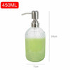 450ml Lotion Liquid Soap Dispenser Bathroom Kitchen Sink Accessory Glass Vintage