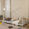 Single Kids Beds Pine Wood House Bed Frame Toddler Children Bedroom Bedstead