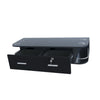 Wall Shelf Display Floating Storage Cabinet Cupboard Shelve with 2 Drawers UK
