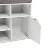 Hallway Shoe Cabinet Bench Storage Shoes Rack Unit Cupboard Cushion Padded Seat
