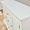 Wilmslow White Painted Large 3 Drawer 2 Door Sideboard SLIGHT SECONDS-WLM26-F233