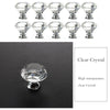 CRYSTAL DIAMOND GLASS DOOR KNOBS CUPBOARD DRAWER FURNITURE HANDLE CABINET