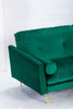 Velvet Sofa Bed Living Room Furniture 2 seater sofa bed with 2 bolister cushions