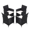 Rattan Furniture Bistro Set Garden Table 2/4 Chairs Patio Outdoor Conservatory