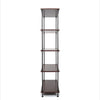 5 Tier Shelving Display Unit Versatile Wall & Pantry Storage Modern Wooden Metal