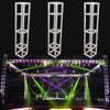 Set of 3 Heavy Duty Stage Lighting Truss Stands for DJ Disco Wedding Exhibition