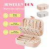 Jewelry Boxes Organizer Portable Travel Leather Jewellery Ornaments Case Storage