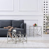 Nest of Coffee Tables Set 3 Piece - Nesting Sofa End Side Table For Living Room