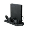 PS4 & USB HUB Ports Vertical Cooling Cooler Stand & Dual Controller Charge Dock