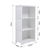 3 Cubes Modern Book Shelves Storage Shelf Bookcase Display Stand Unit Organizer