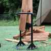 Firewood Kindling Splitter Racker Manual Log Wood Cutter Steel Splitting Tools
