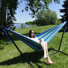 8.53ft PORTABLE SWINGING HAMMOCK FREE STANDING GARDEN OUTDOOR WITH METAL STAND