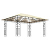 Gazebo with Mosquito Net and String 4x3x2.73 m 180 g/m² V9F1