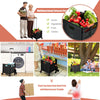 Multipurpose Utility Cart w/ 360° Swivel Front Wheel Folding Shopping Boot Cart
