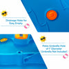 Kids Sand and Water Table 18 Pcs Children Beach Activity Toy Set W/Umbrella Hole