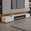 Electric Fireplace Standing/Insert/Wall Fire LED Flame Effect Logs Home Heater