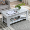 Coffee Table With Storage Lift Top Up Drawer Shelf Wooden Living Room Furniture