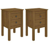 1/2x Solid Wood Pine Bedside Cabinet Side Table Furniture Multi Colours