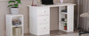 White Wooden Computer Desk PC Laptop Table Home Office Study Workstation Gaming