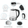 Auto Shut Off Protection Electric Kettle Glass Blue LED Illuminated Jug 1.8L