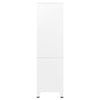 Industrial Wardrobe White 90x50x180 Metal Q5L2