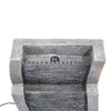 Solar Garden Fountain Water Pump Cascade Landscaping Outdoor Feature Landscape