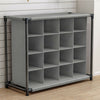 16 Cube Storage Shelf Bookcase Shoe Rack Display Stand Bedroom Clothes Organiser