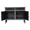 Industrial Workbench Tool Storage Cabinet Cupboard Workshop Organizer Toolbox