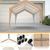 10 x 20 FT Portable Garage Tent Carport Steel Frame Car Canopy Tent Shelter