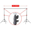 Photo Studio Background Black White Green Screen Backdrop Light Stand Kit