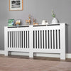 Extra Tall White Radiator Cover Grill Shelf Standing Room Bedroom Lounge Porch